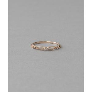 ete（エテ） 指輪 リング 「レイヤード」 K10YG パール リング