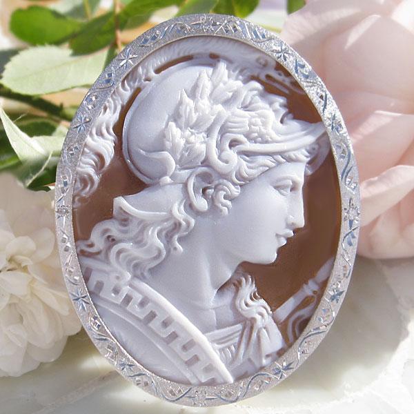 CAMEO（カメオ） Giuseppe Tesoriere作 サードニクスシェル 天然