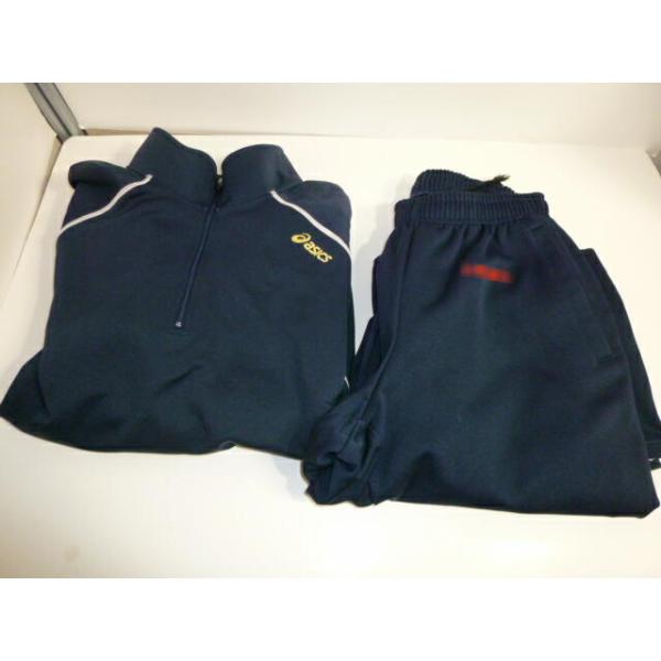 青森県立青森中央高校 男子ジャージ上下セット/サイズO 中古 保管品