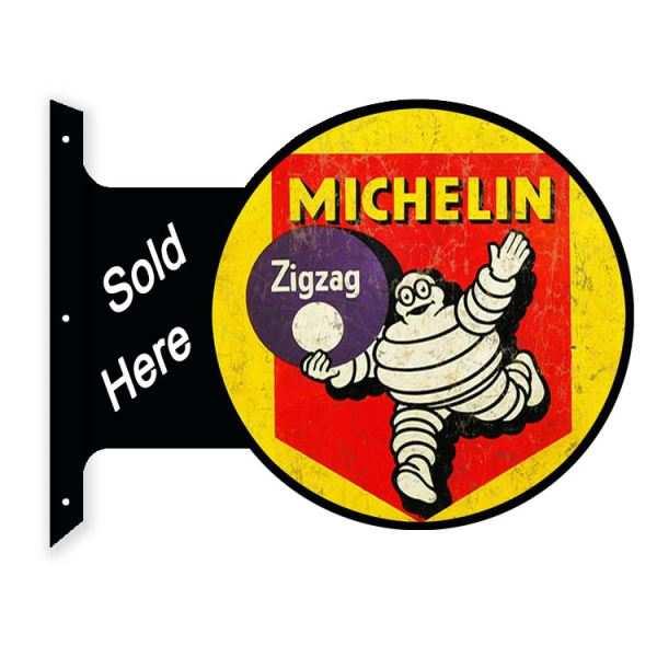 MICHELIN フランジ 看板 サイン 両面看板 ミシュラン ビバンダム