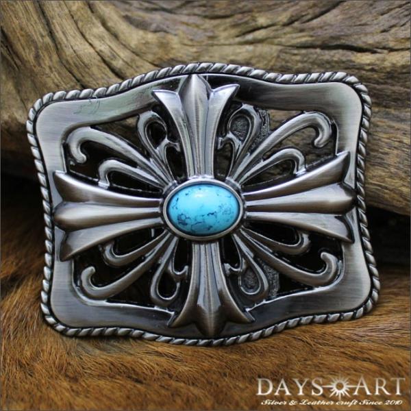 バックル ベルト 金具 バックルのみ スクエアクロスストーン