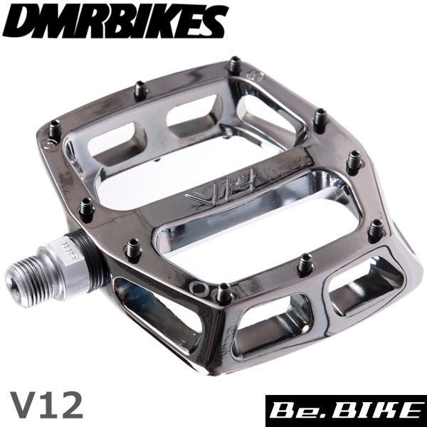 DMR BIKES V12 PEDAL ポリッシュシルバー 9/16 自転車 ペダル(フラット
