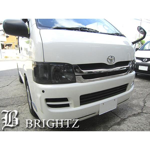 ブライツ BRIGHTZ ハイエース 200 1型 2型 スモークヘッドライトカバー