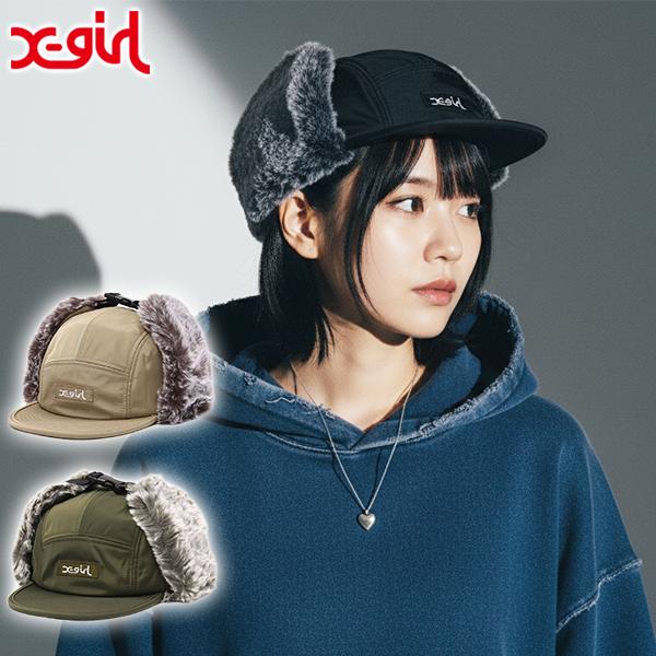 X-girl（エックスガール） キャップ レディース 帽子 フライトキャップ