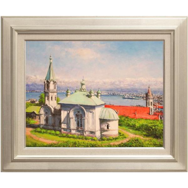 ハリスト正教会」F10 油絵 絵画