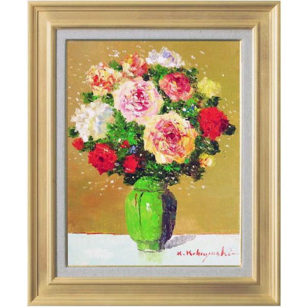 油絵 油彩 油彩画 絵 絵画【薔薇のお茶会】 油絵 油彩 油彩画 絵 絵画