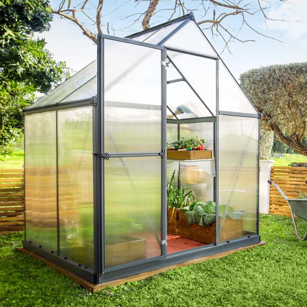 タカショー ビニールハウス 大型 ビニール温室 本格派 メタルフレーム