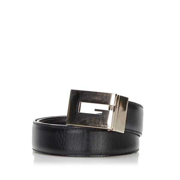 GUCCI（グッチ） Gバックル リバーシブル ベルト 036 1192 1373