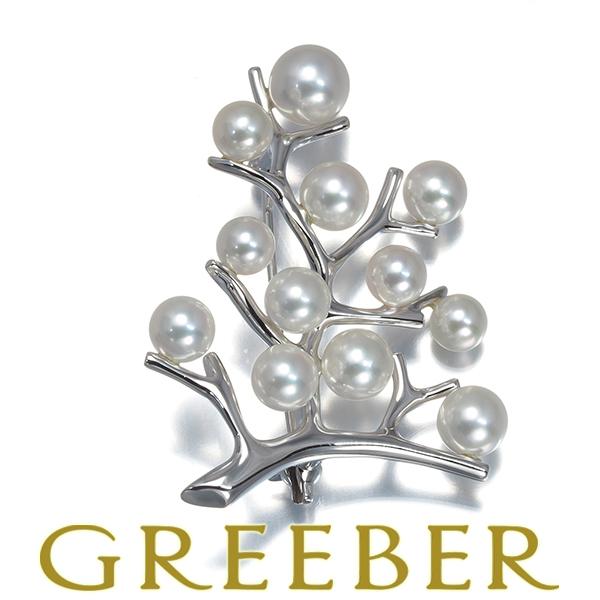 MIKIMOTO（ミキモト） ブローチ パール 真珠 4.8-6.8mm 幸福の木
