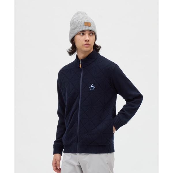 Munsingwear（マンシングウェア） 公式 防風裏地付きフルジップ地柄