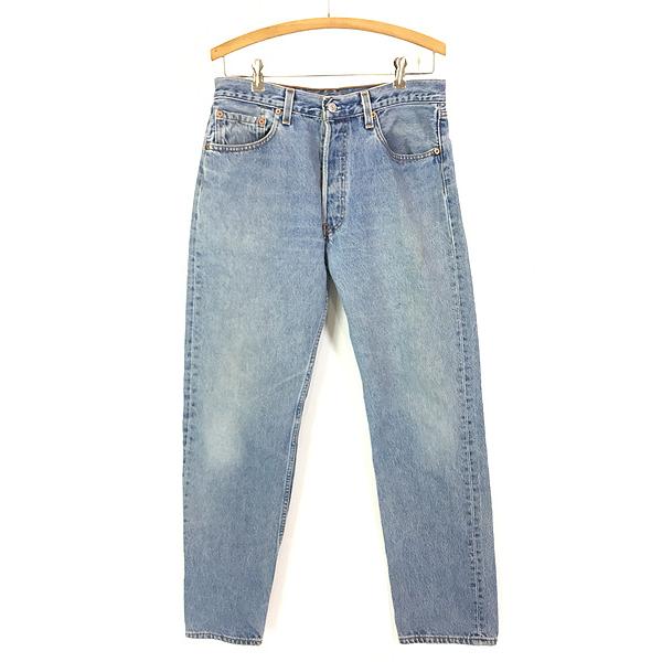 古着 90s USA製 Levi's 501-0193 ブルー デニム パンツ ジーンズ