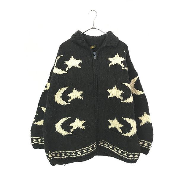 古着 90s エクアドル製 TEJIDOS IMALAYA スター & ムーン ヘビー
