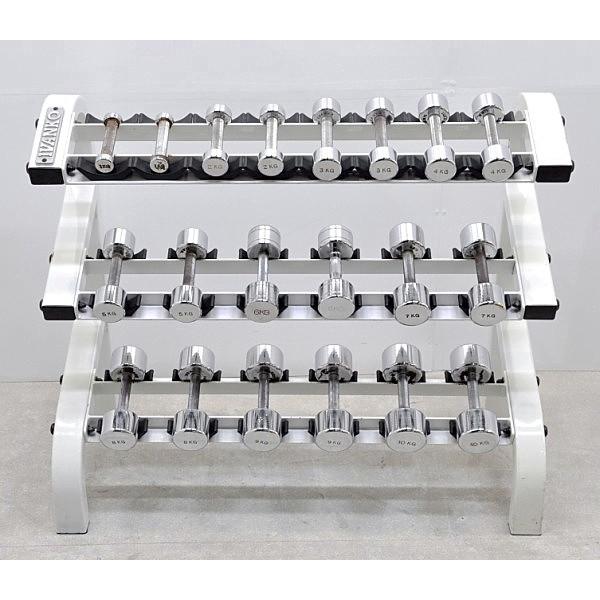 IVANKO イヴァンコ ダンベル&ラック 1-10kgセット【中古】 : 業務用