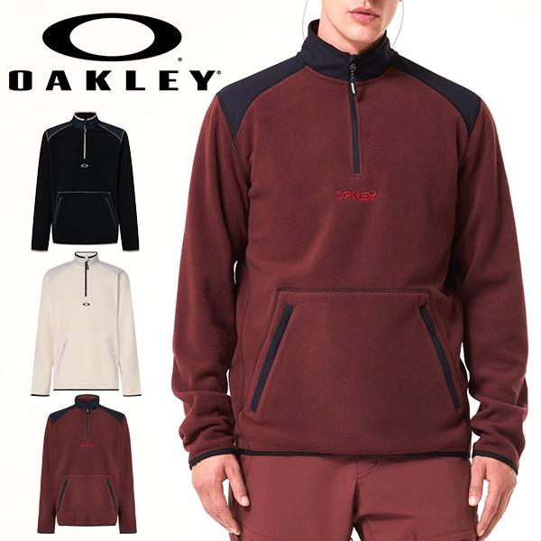 OAKLEY（オークリー） フリース ジャケット メンズ 立ち襟 1/4ジップ