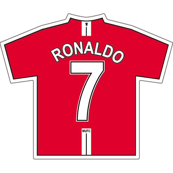 C.ロナウド(マンチェスターユナイテッド 7)ユニフォームステッカー