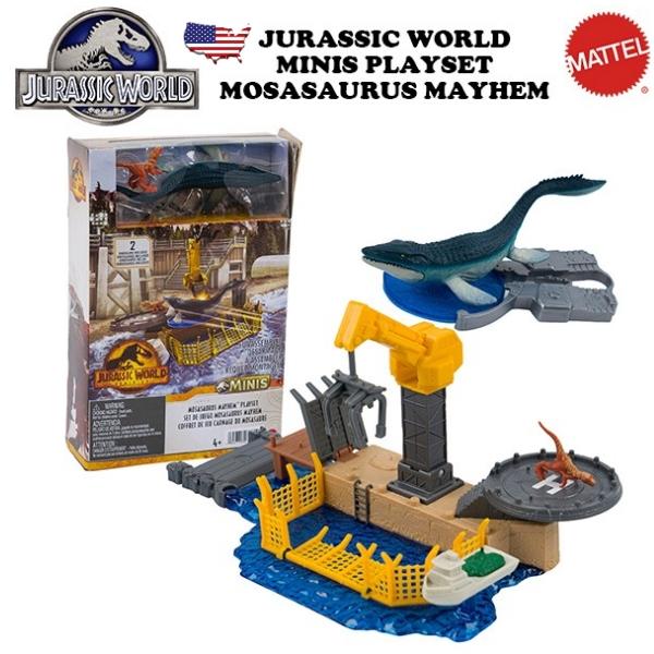 MATTEL（マテル） ジュラシックワールド 恐竜 フィギュア プレイセット