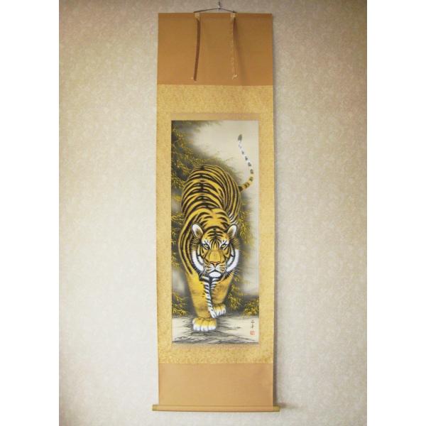 掛け軸 掛軸 猛虎 高松石華 (真作・新品) : 掛け軸の専門店 香遊