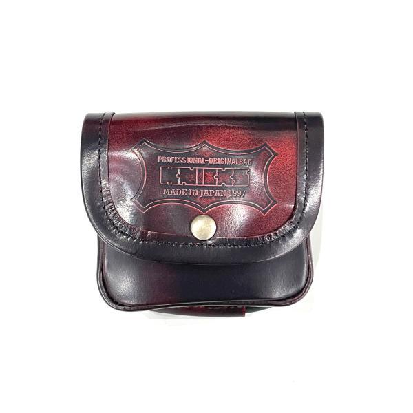 KNICKS ニックス ADV-100BOX-R 赤 ガラス革小物ポーチ : 神田機工店