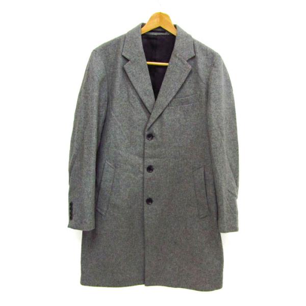 DOLCE&GABBANA ウール ステンカラーコート 46/M グレー｜ドルチェ