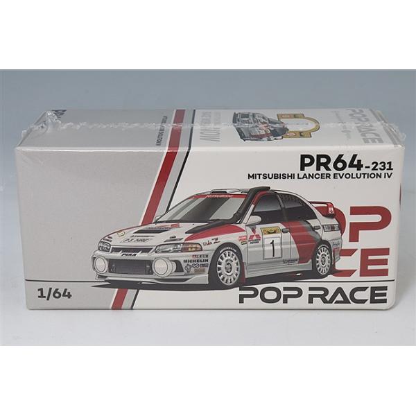 POP RACE 1/64 三菱 ランサー エボリューション IV 1998 サファリ