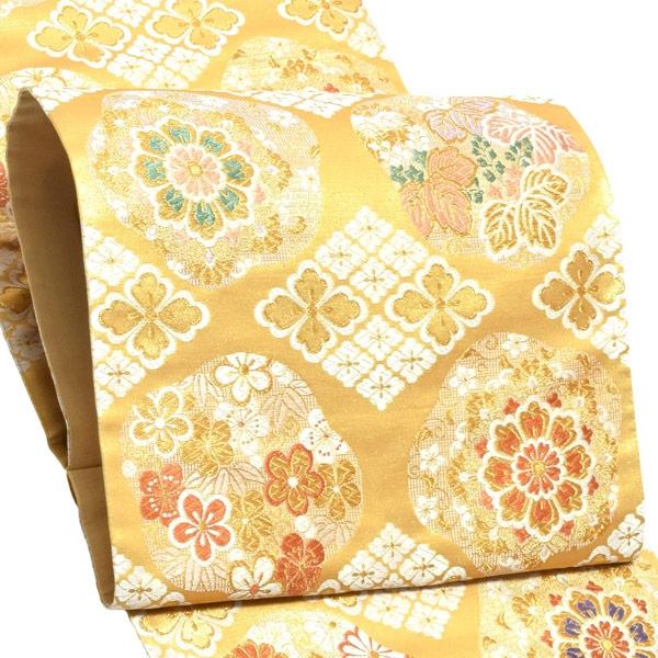 Prices down4）袋帯 フォーマル 礼装袋帯「花菱 華文」大光（株）謹製
