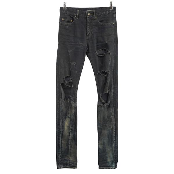 値下げ】Saint Laurent Paris 14AW エディ期 ステイン ダメージ 加工