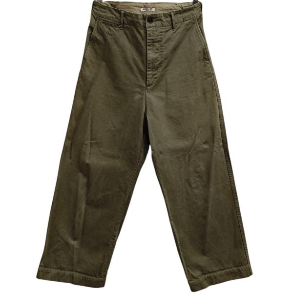 AURALEE（オーラリー） AURALEE WASHED FINX CHINO WIDE PANTS パンツ