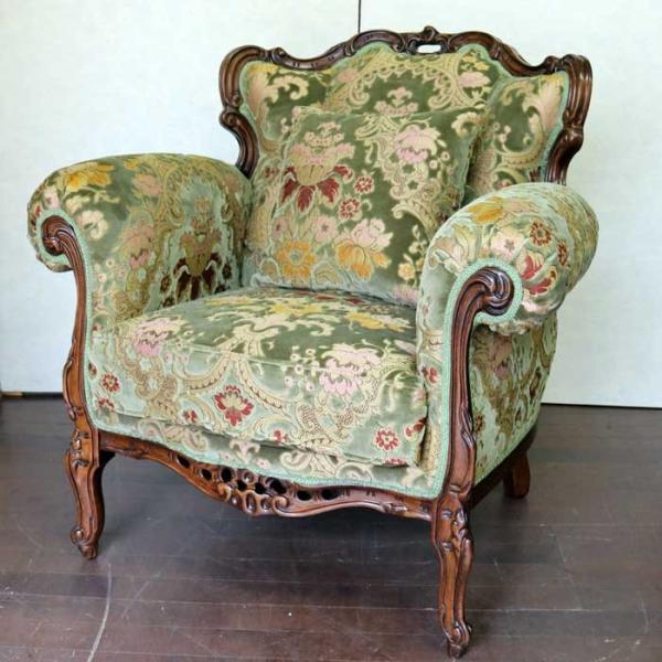 オールドカリモク】金華山 1人掛けソファ アームチェア ヴィンテージ