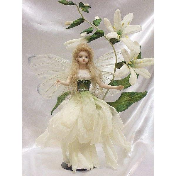 若月まり子 お花の妖精人形♪ロマネスク：トワイライトリリービスク