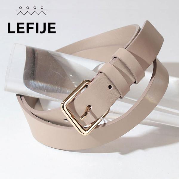 LEFIJE（レフィエ） ベルト レディース ゴールドバックル LEFIJE M4261