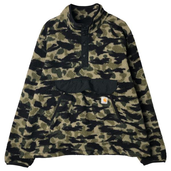 Carhartt（カーハート） 古着 RELAXED FIT 迷彩柄 ハーフスナップ