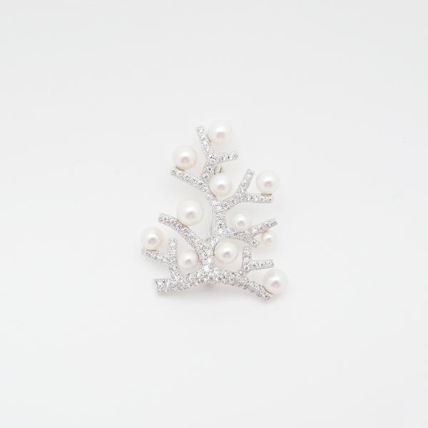 コウフクノキ ミキモト Kofuku no ki ブローチ アコヤ真珠
