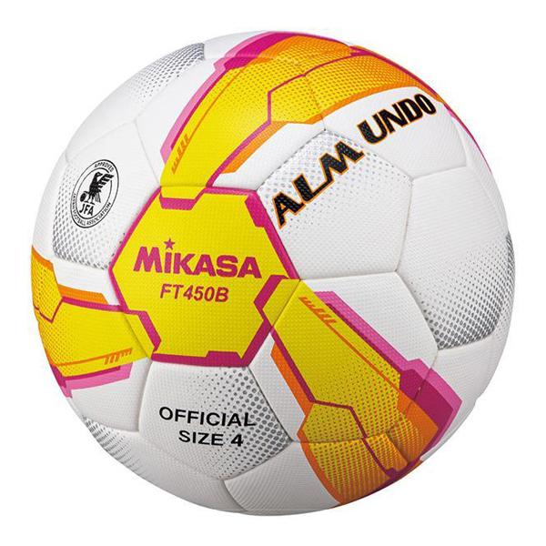MIKASA（ミカサ） サッカーボール 4号 ALMUNDO 黄ピンク 検定球 貼り
