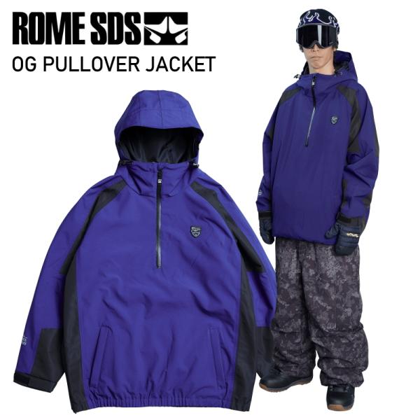ROME SDS ◎ 24-25 ROME SDS OG PULLOVER JACKET ROYAL NAVY ローム