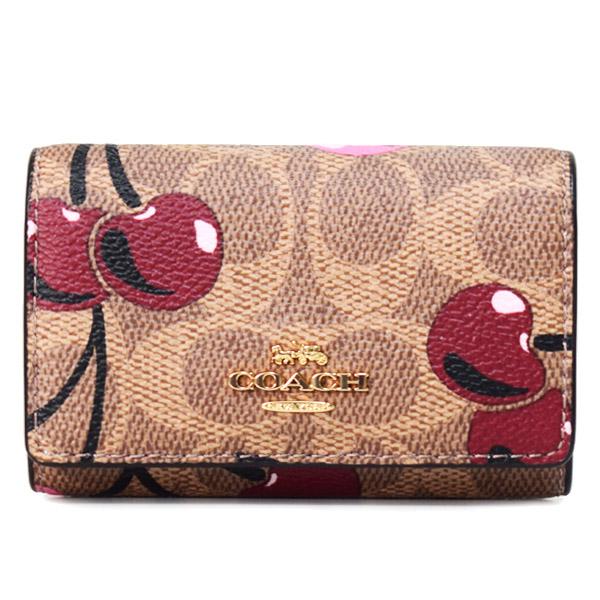 COACH（コーチ） キーケース コーティングキャンバス レザー