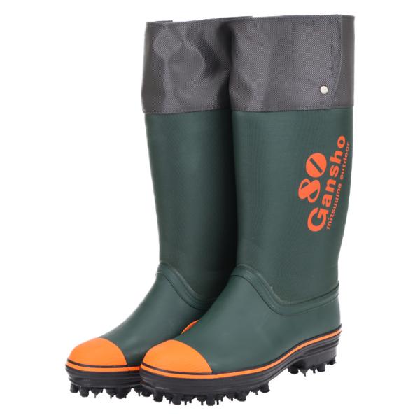 ミツウマ メンズ 紳士 男性 山林用スパイク長靴 ブーツ 林業 登山 山菜