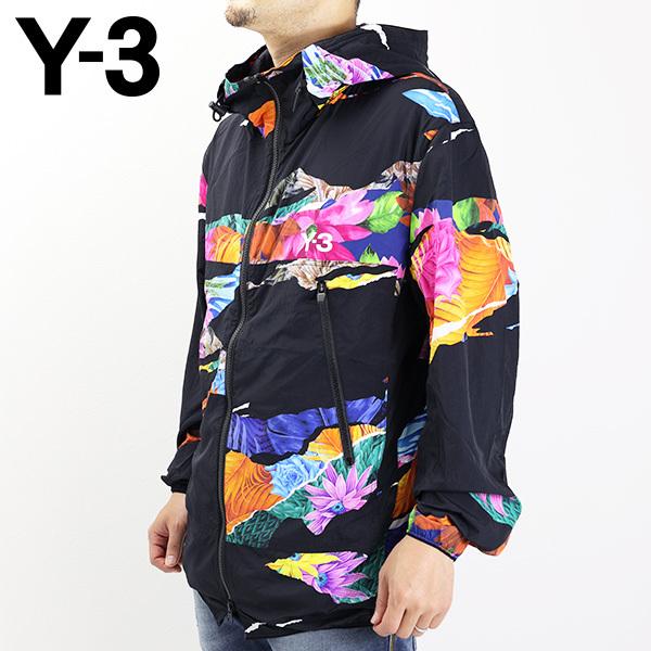 Y-3 ワイスリー M CH2 AOP PACKABLE WINDBREAKER HG8851 Black