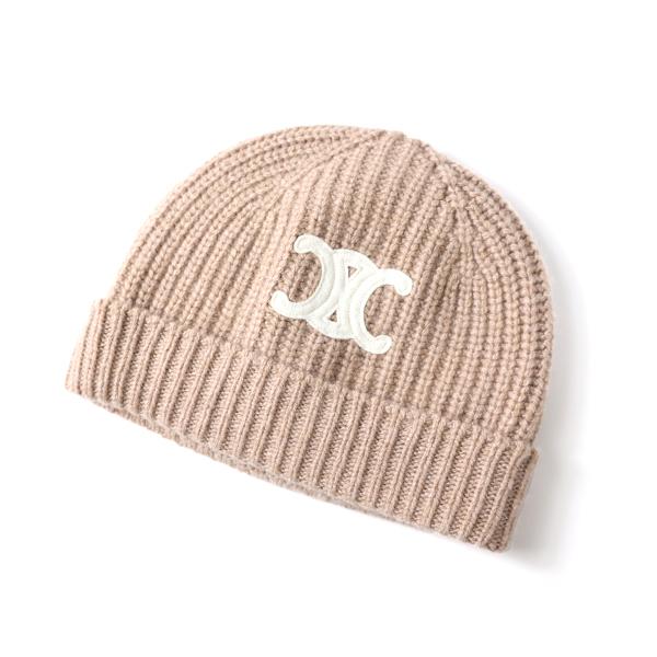 CELINE（セリーヌ） ニット帽 Triomphe Beanie 2AA32384D レディース