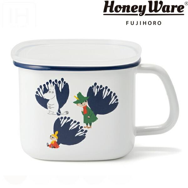 MOOMIN（ムーミン） 保存容器 ホーロー製 1.2L 角型みそポット