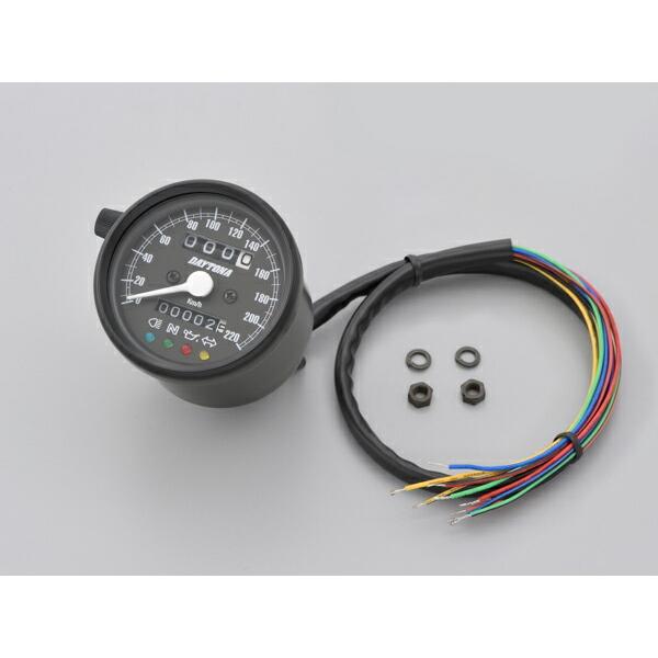 DAYTONA（デイトナ） 22日クーポン配布 バイク用 ミニメーター 機械式