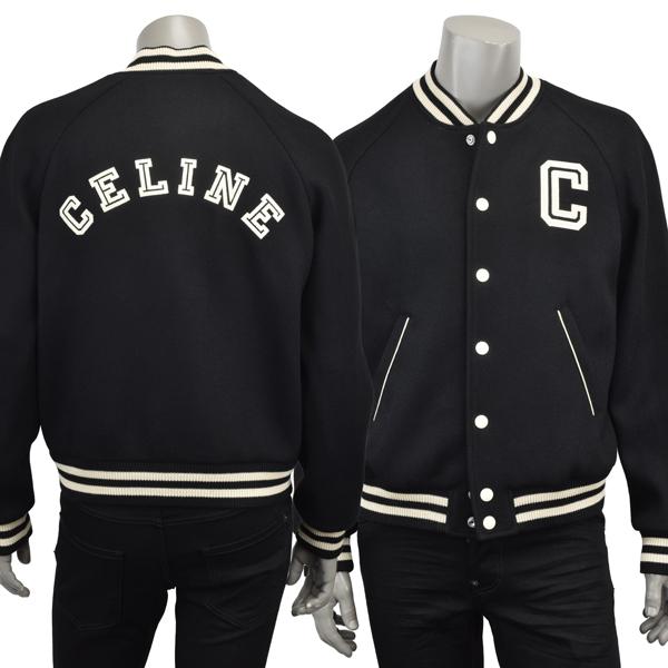 CELINE（セリーヌ） TEDDY COLLEGE BOMBER JACKET/ツートーンテディ