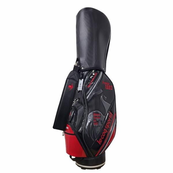 ルコック☆le coq sportif☆3点式ゴルフバック☆黒 le coq sportif