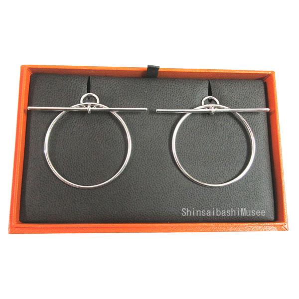 HERMES（エルメス） 《新品》 ループ MM ピアス エシャペ シルバー製