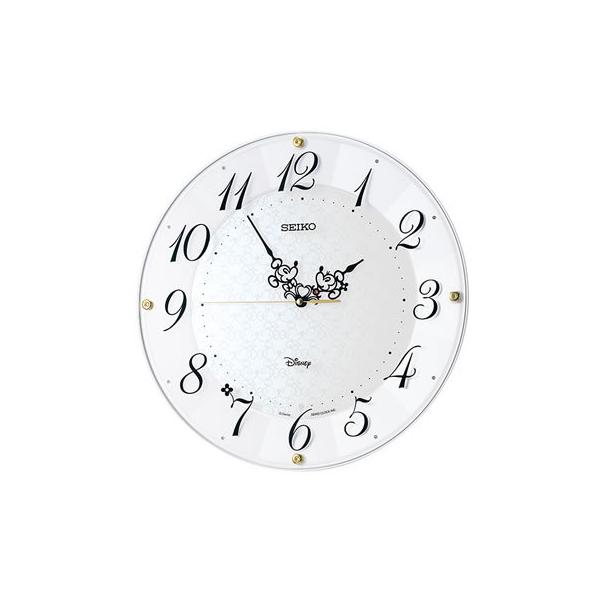 SEIKO（セイコー） FS513W 電波壁掛け時計 大人ディスニー Kiss＆Heart