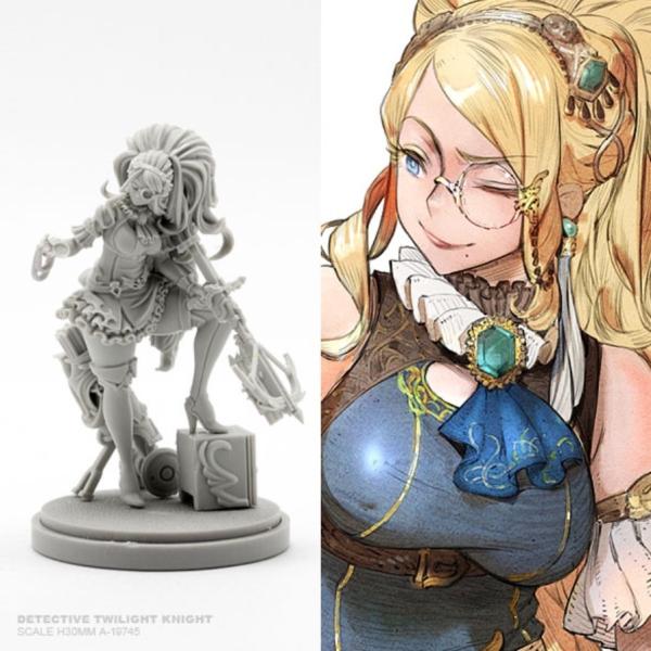 女神シリーズ 1/48 インベストメントスナイパー レジン フィギュア 美