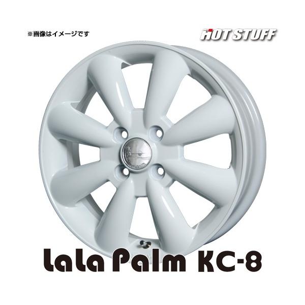 HOT STUFF（ホットスタッフ） ララパーム KC-8 ホイール1本 14x4.5 +43