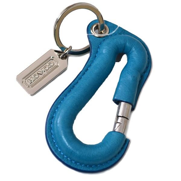 COACH（コーチ） キーホルダー ロゴ レザー カラビナキーフォブ