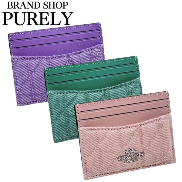 COACH（コーチ） 国内発送 カードケース レディース パスケース スリム