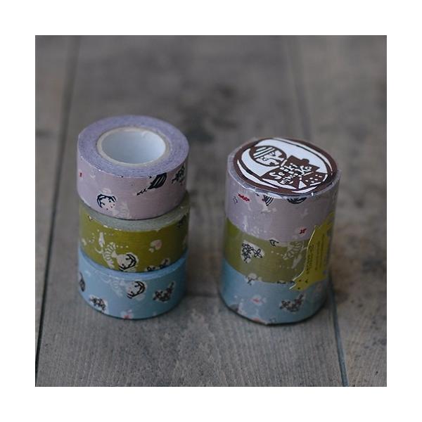 倉敷意匠計画室 関美穂子 マスキングテープ 3色セット(24mm) 45322