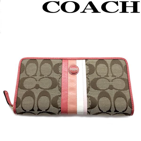 COACH（コーチ） 【中古】【非常に良い】COACH 長財布 ブランド ジップ